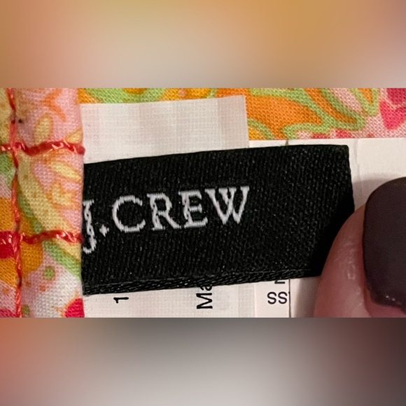 NWT J. Crew Bright Paisley Preppy Gold Ring Belt Women’s Yellow Red; size M/L - Picture 3 of 4